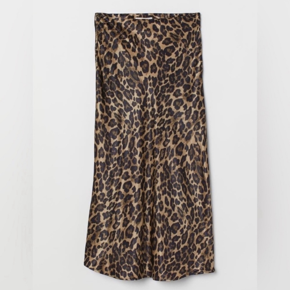 Leopard Midi Skirt
